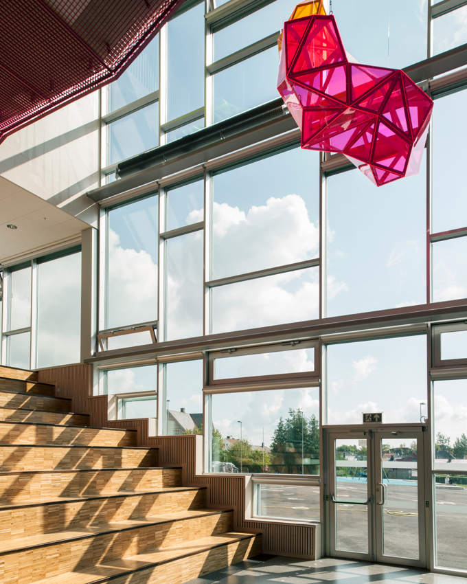 Façade intérieure Mesterfjellet Skole